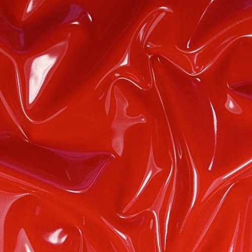 Glossy red latex